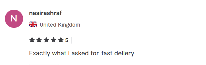 Fiverr client review
